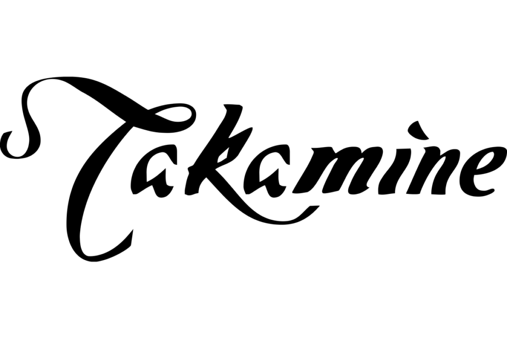 Logo da marca de violão Takamine